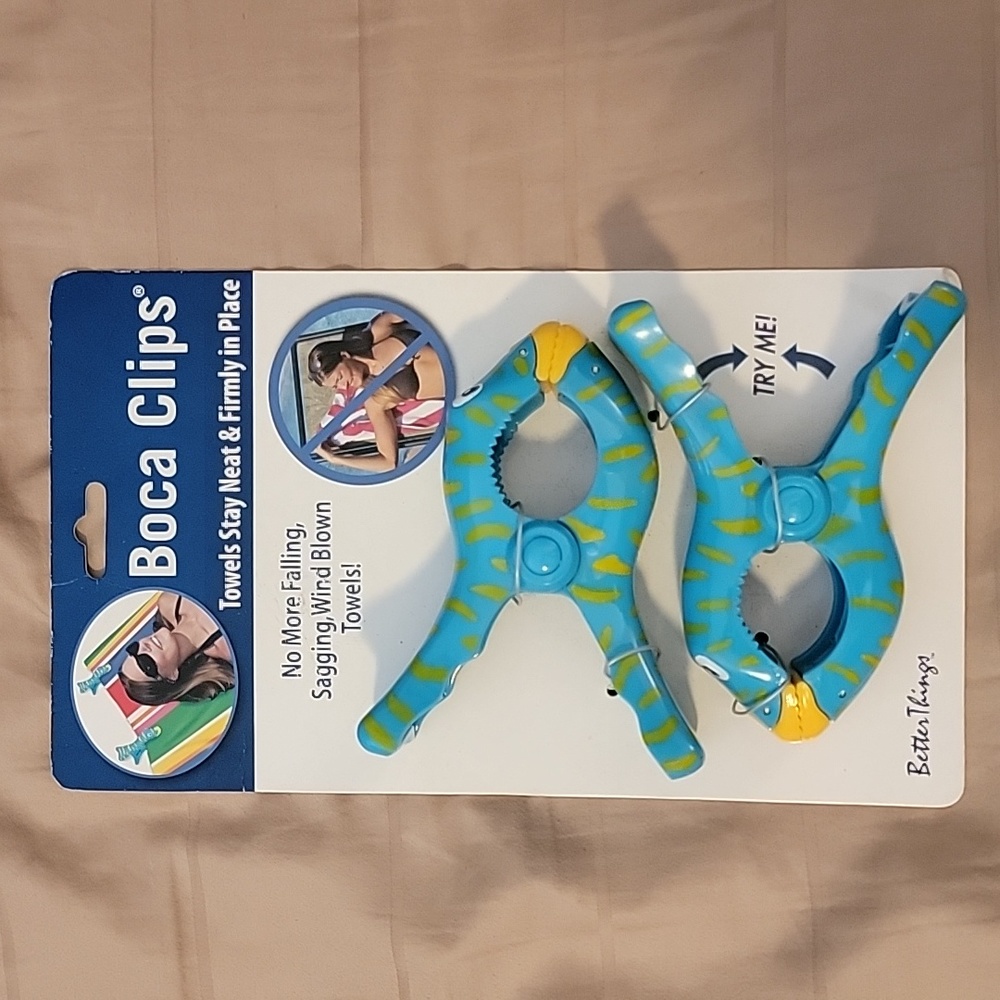 Boca clips for beach chairs